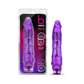 B Yours Vibe 1 Realistic 9 " Vibrating Dildo Purple