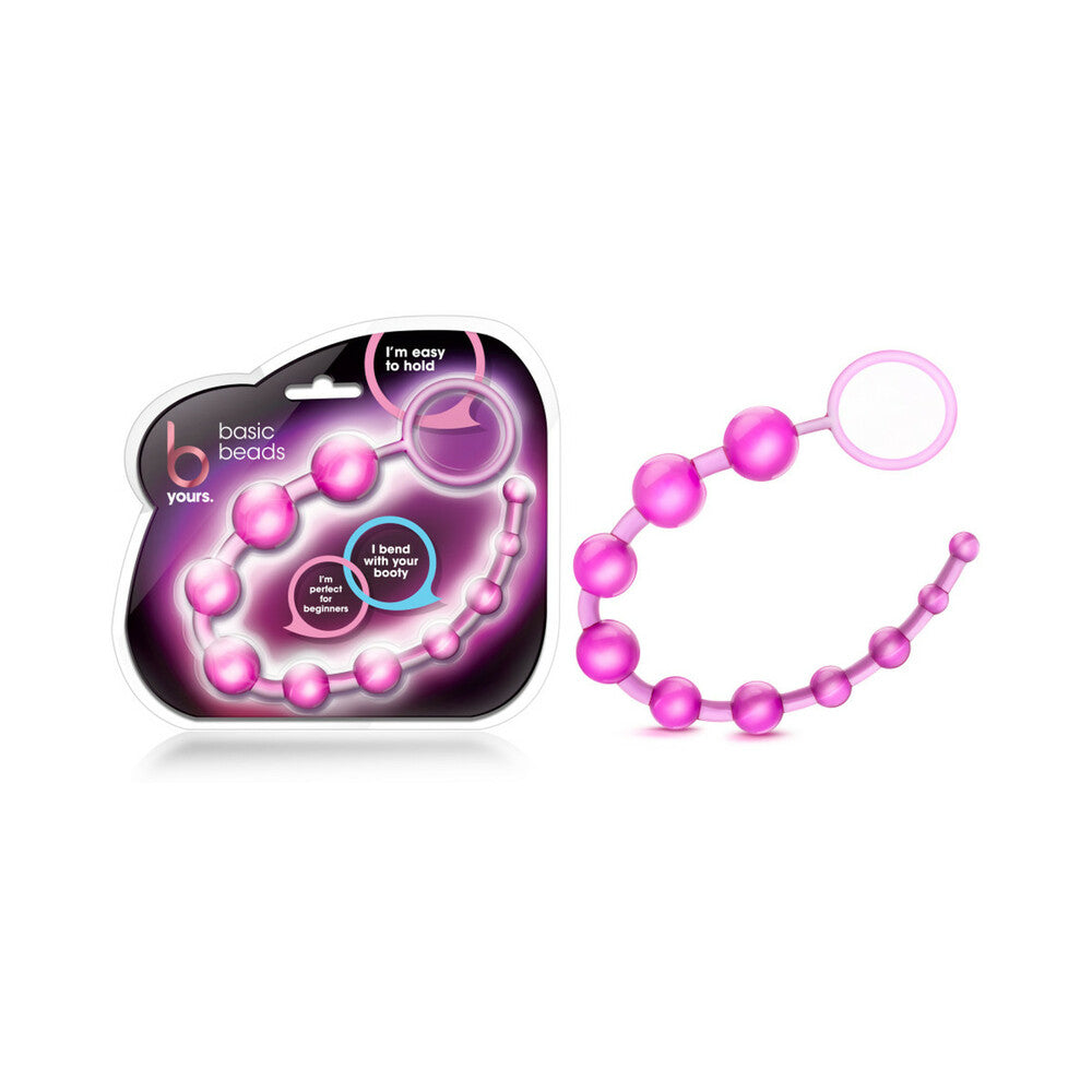 B Yours Basic Beads 12.75 " Pink