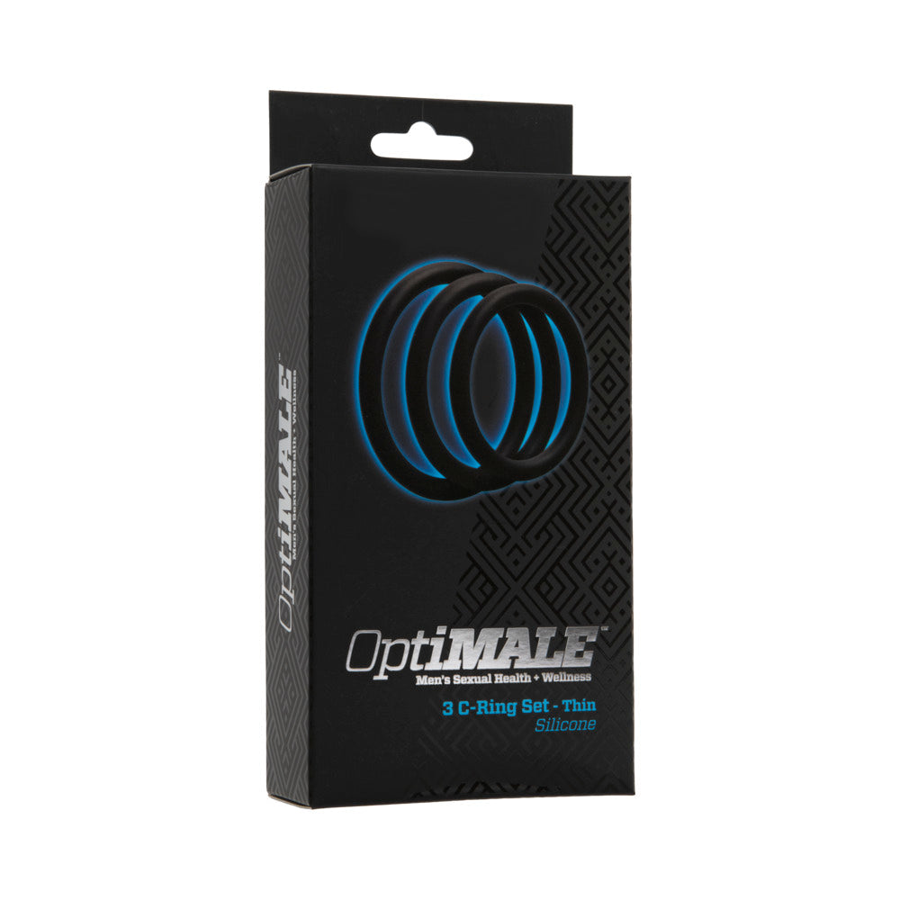 OptiMALE - 3 C-Ring Set - Thin Black