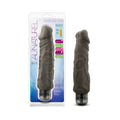Au Naturel Home Wrecker 9.5 " Dual Density Vibrating Dildo Brown
