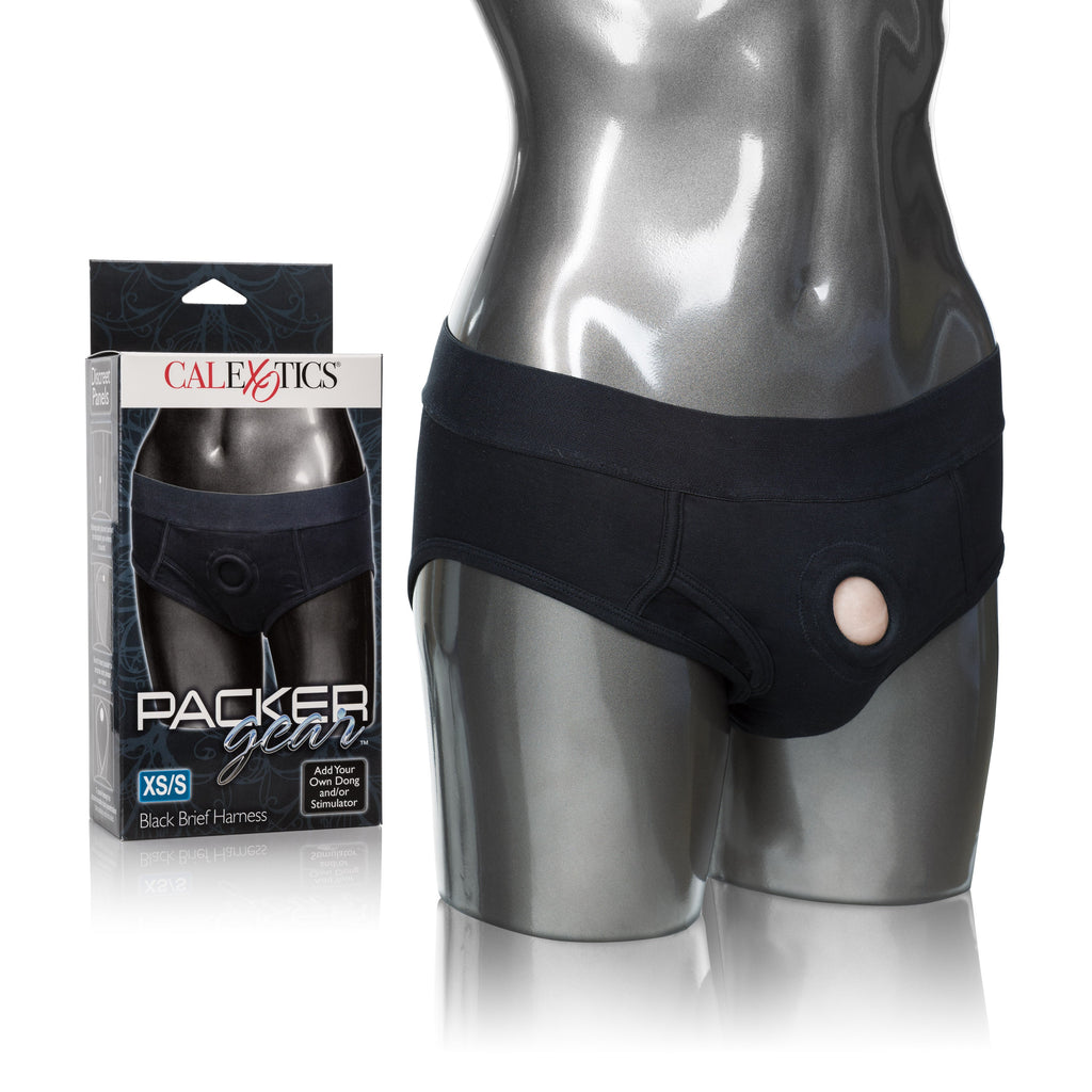 Packer Gear Brief Harness - XS/S - Black
