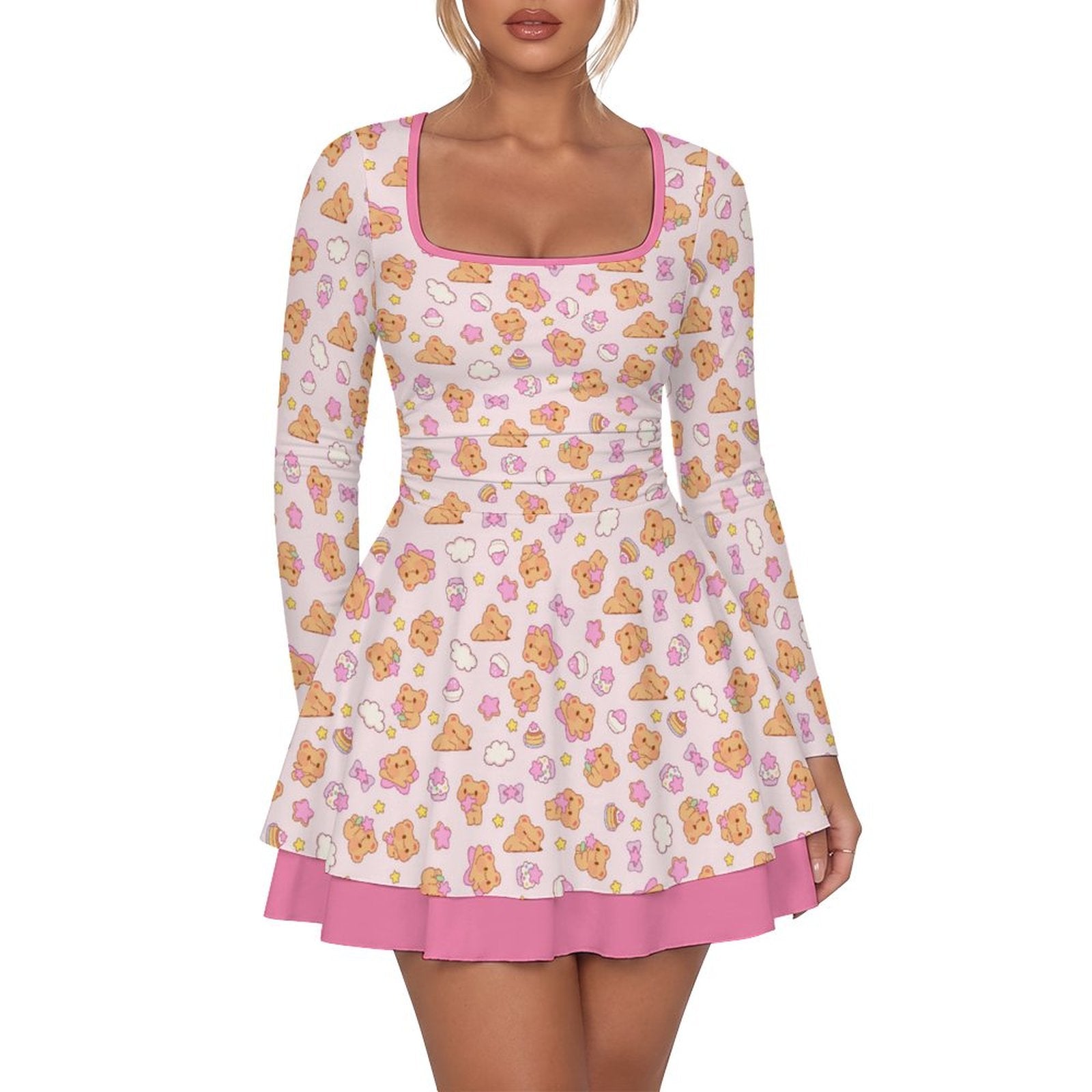 Bearly Adorable Ruffle Play Dress