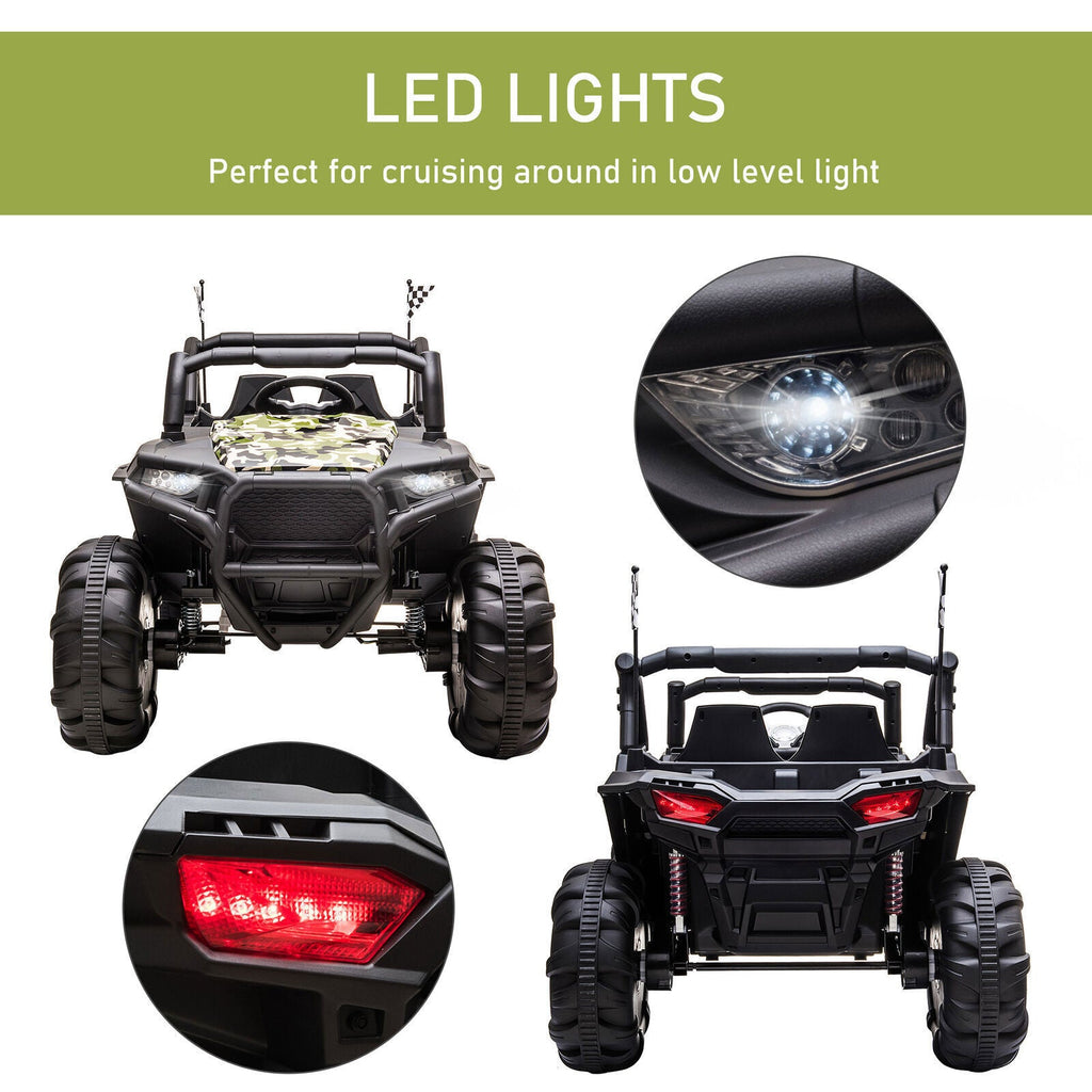 4WD Kids Truck with Parental Remote Control and Powerful Quad Motors