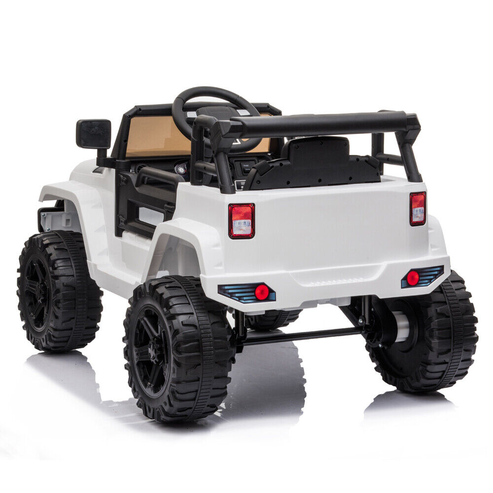 4x4 Double-Drive 12V Electric Car for Kids with Lights and MP3 Player