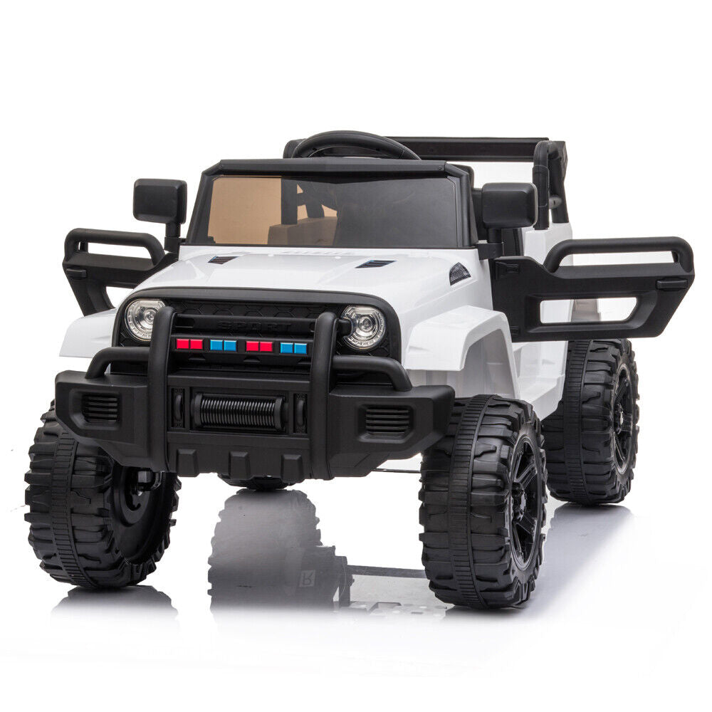 4x4 Double-Drive 12V Electric Car for Kids with Lights and MP3 Player