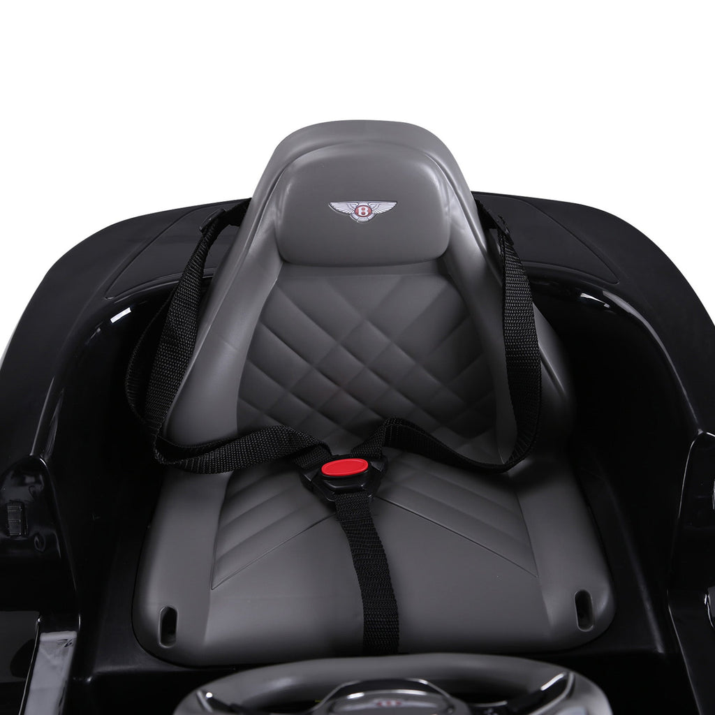 Licensed 12V Bentley Ride On Car for Kids with Parent Remote Control - Black