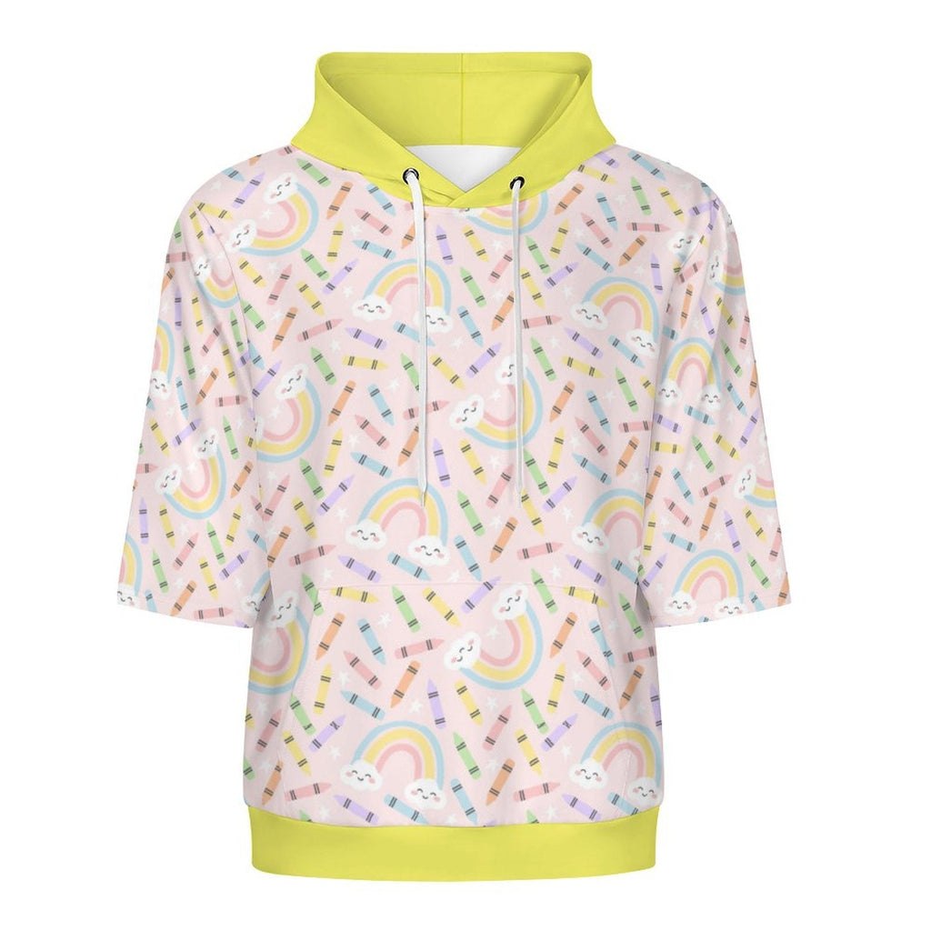 Rainbows & Crayons Halfie Unisex Hoodie