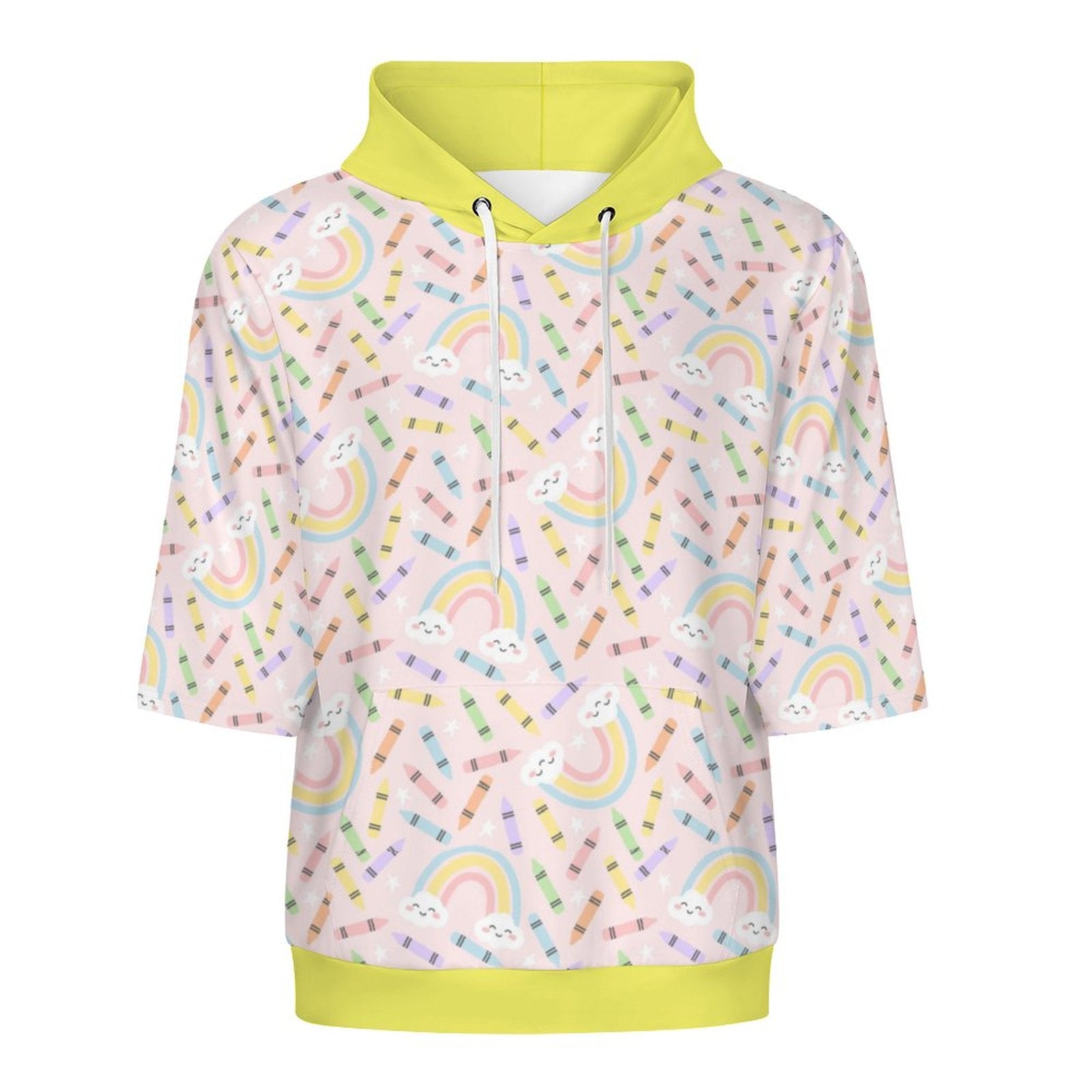 Rainbows & Crayons Halfie Unisex Hoodie