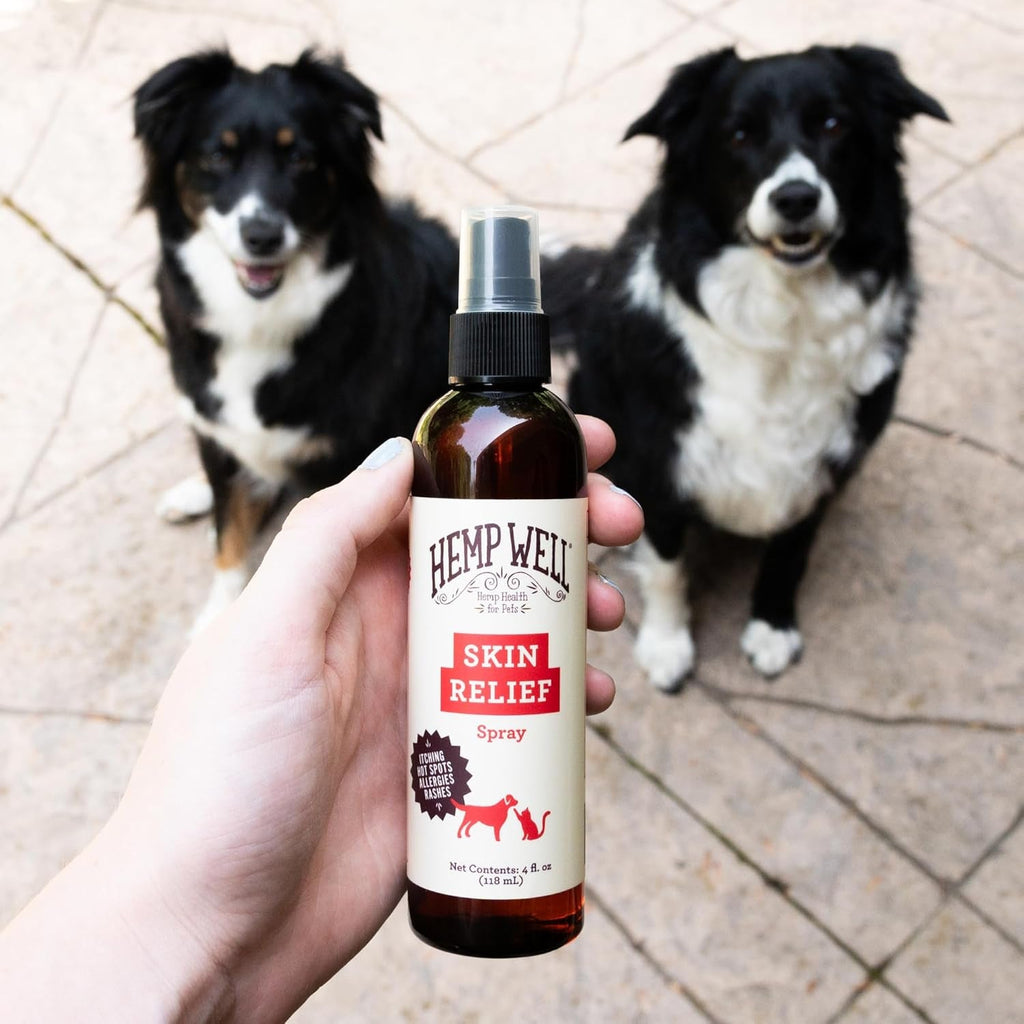 Hemp Itch Relief Spray for Dogs & Cats Skin Soothing Support
