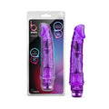 B Yours Vibe 6 Realistic 9.25 " Vibrating Dildo Purple