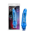 B Yours Vibe 7 Realistic 8.75 " Vibrating Dildo Blue