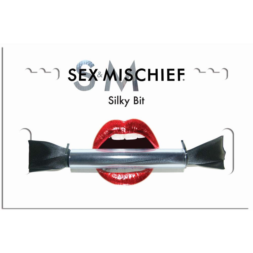 Sex & Mischief Silky Bit Gag (Black)