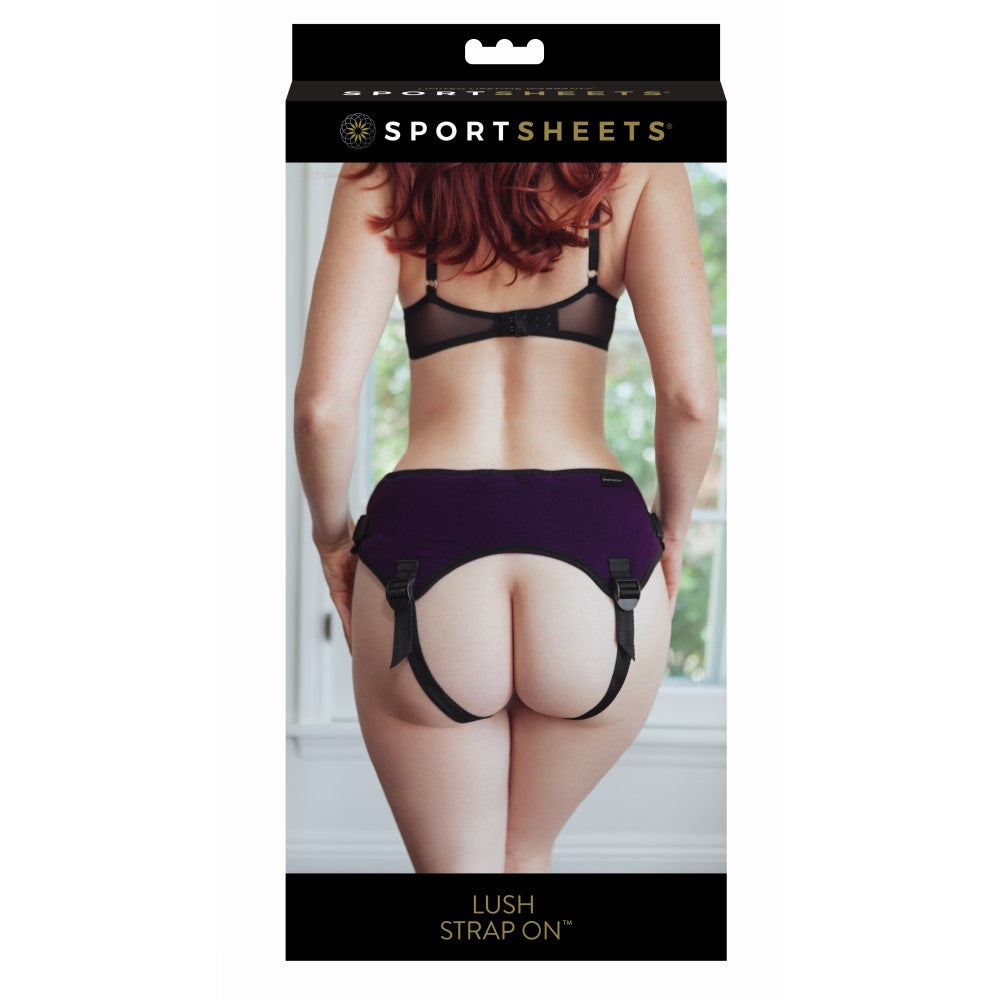Lush Adjustable Strap-On Harness (Purple)