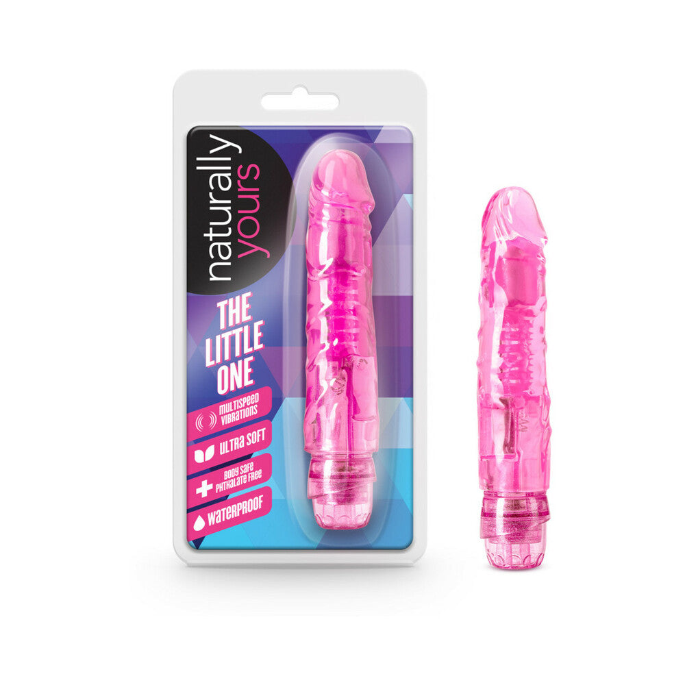 Naturally Yours The Little One Realistic 6.7 " Vibrating Dildo Pink