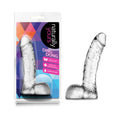 Naturally Yours Ding Dong Realistic 5.5 " Dildo with Balls Clear