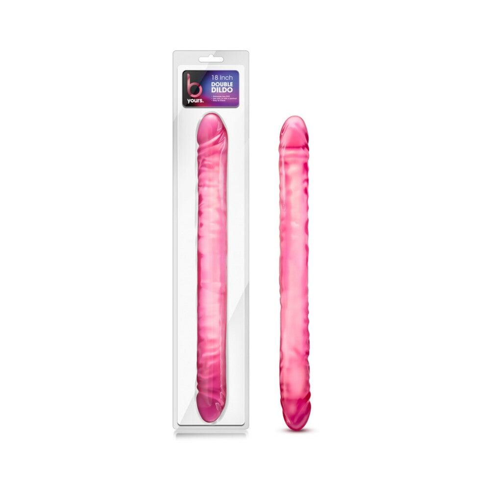 B Yours 18 " Double Dildo Pink