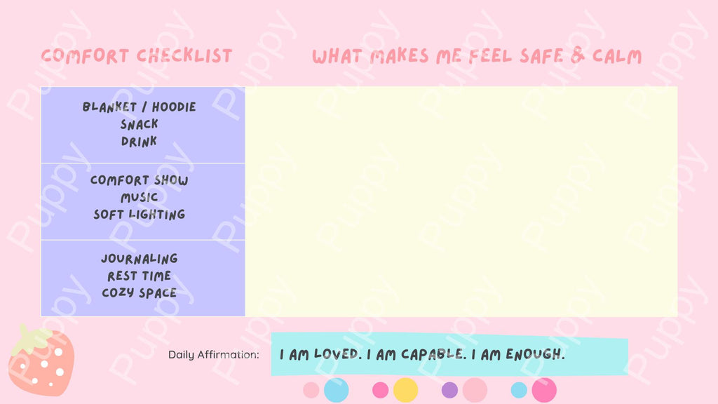 Cozy Comfort Planner – 11 Digital Journal Pages