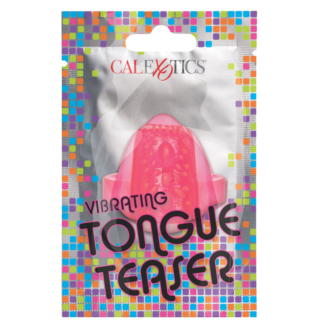 Foil Pack Vibrating Tongue Massager - Pink