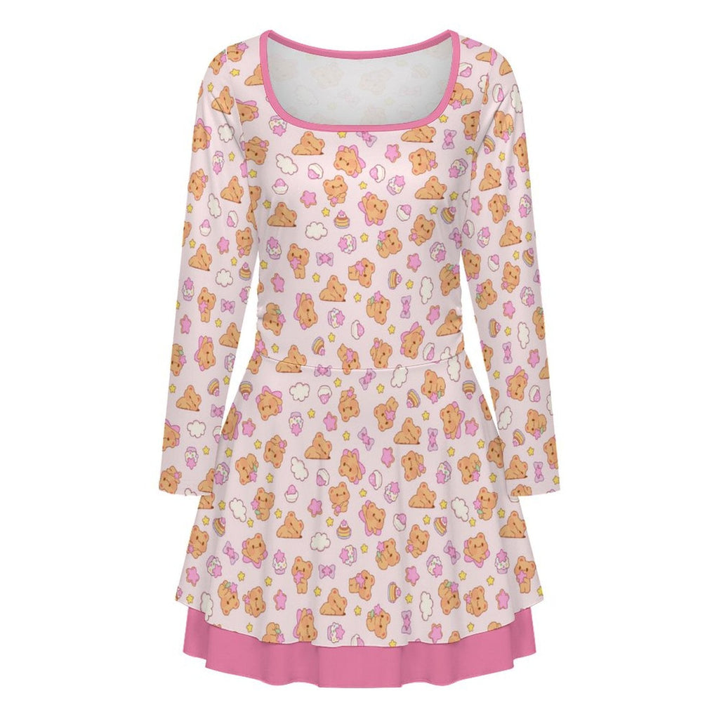 Bearly Adorable Ruffle Play Dress
