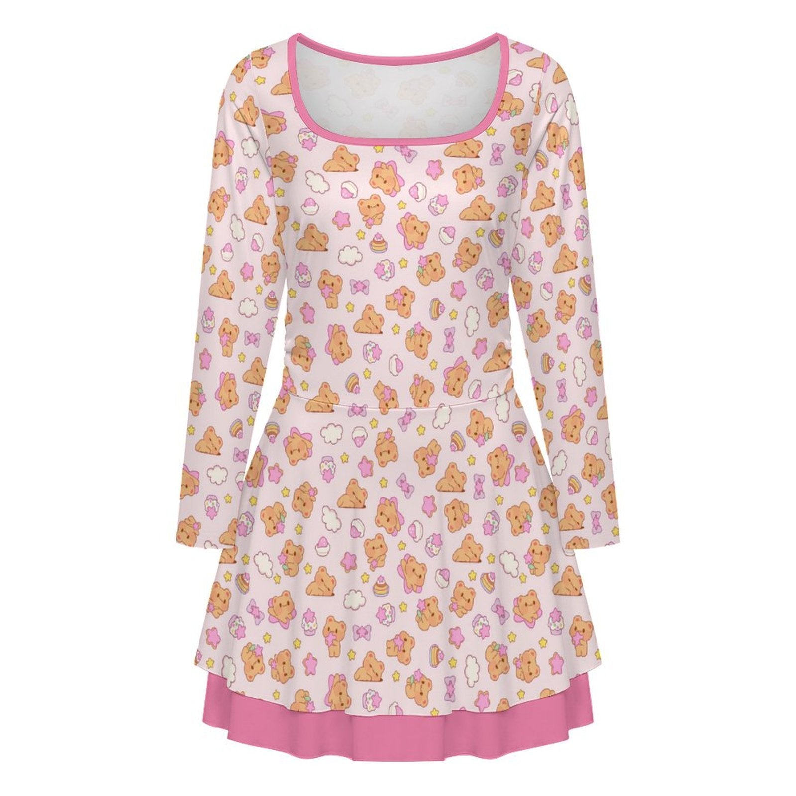 Bearly Adorable Ruffle Play Dress