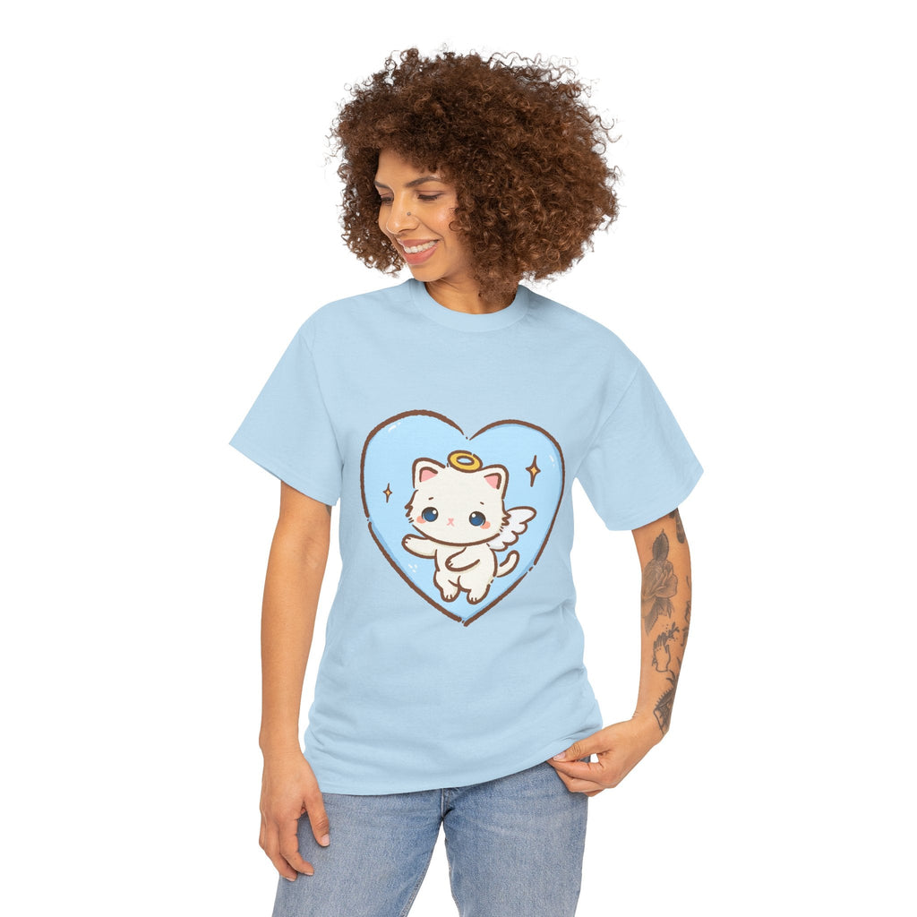 Adorable Angel Kitty Play Tee