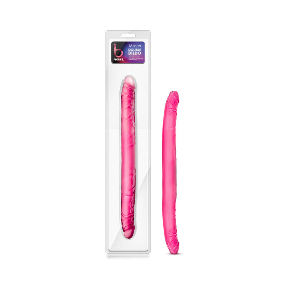 B Yours 16 " Double Dildo Pink