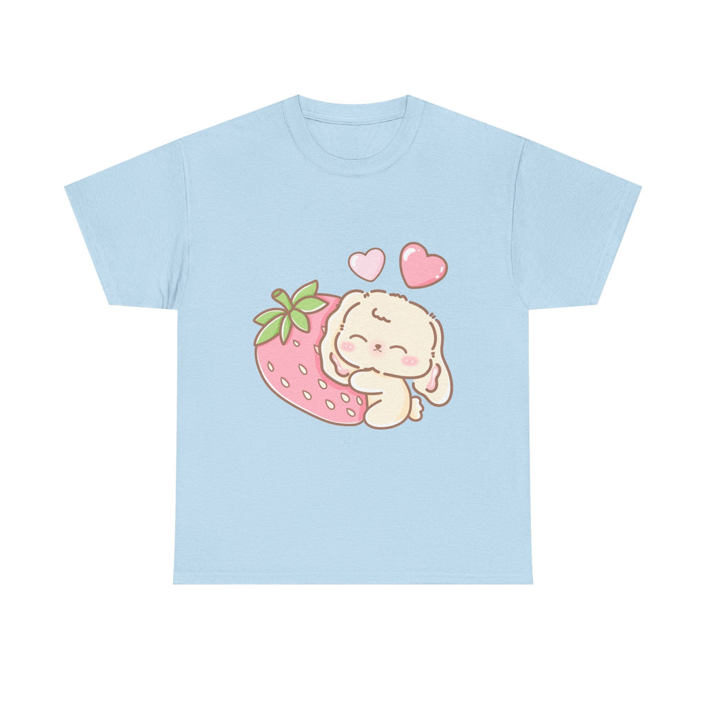 Cute Bunny Strawberry Play Tee
