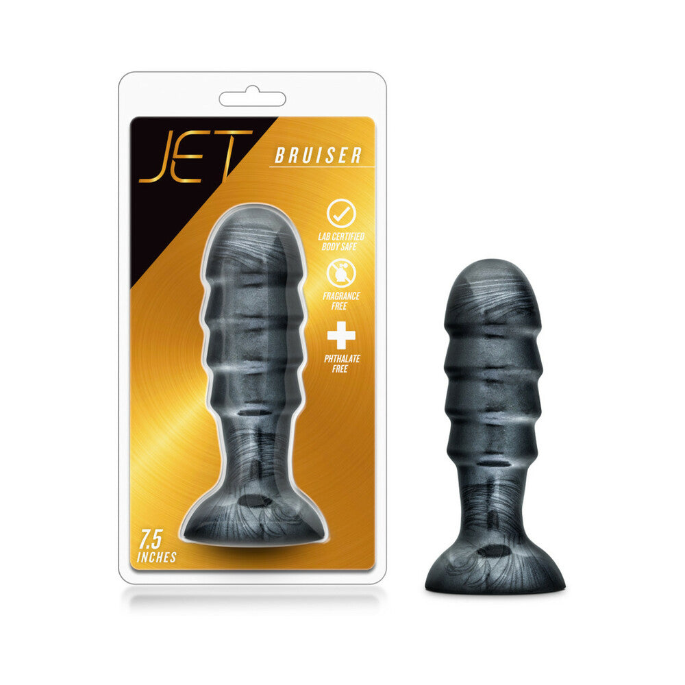 Jet Bruiser 7.5 " Anal Plug Carbon Metallic Black