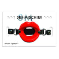 Sex & Mischief Silicone Adjustable Open-Mouth Gag (Red)