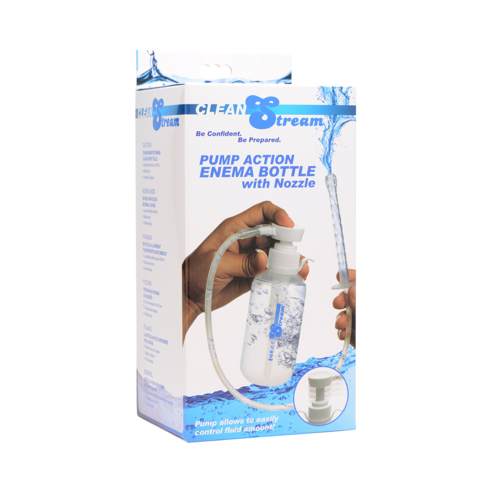 Pump Action Enema Bottle with Nozzle