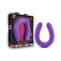 Ruse Realistic 18 " Silicone Slim Double Dong Dual Ended Dildo Purple