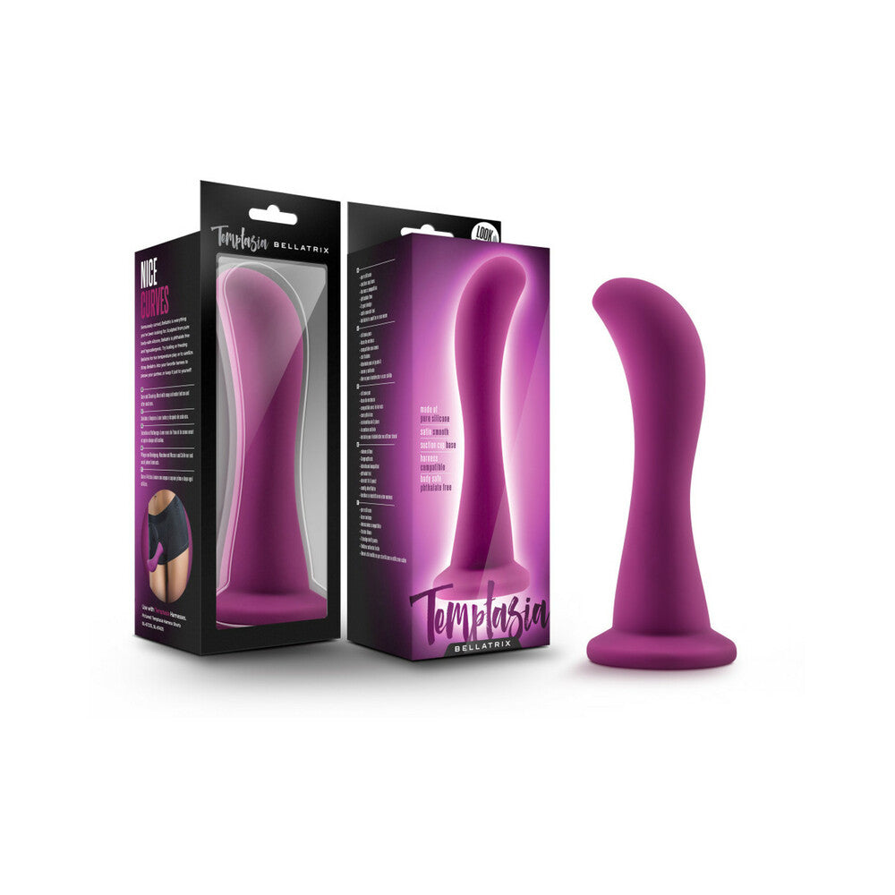 Temptasia Bellatrix 6.25 " Curved Dildo Plum