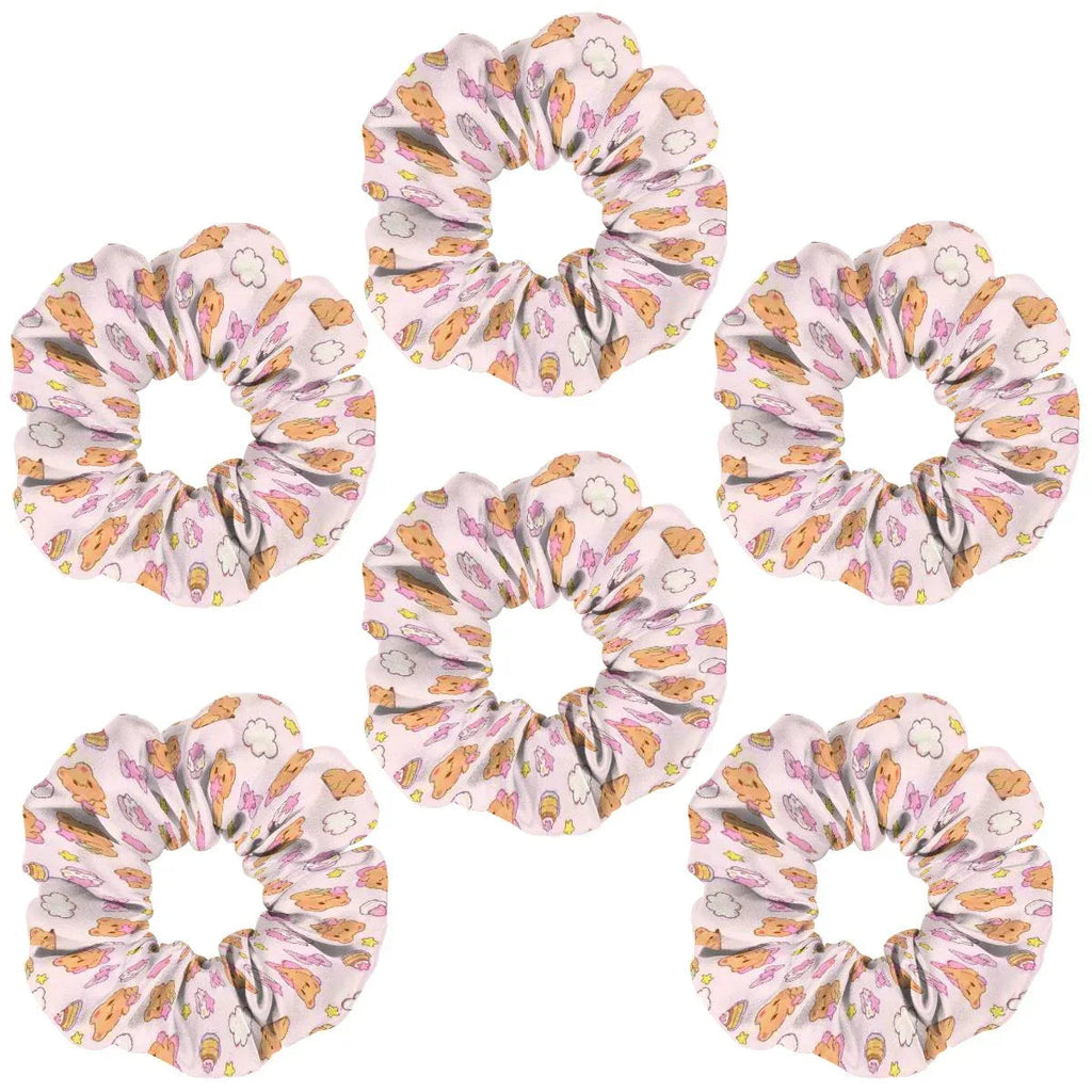 Bearly Adorable Scrunchie Set (6-Pack)