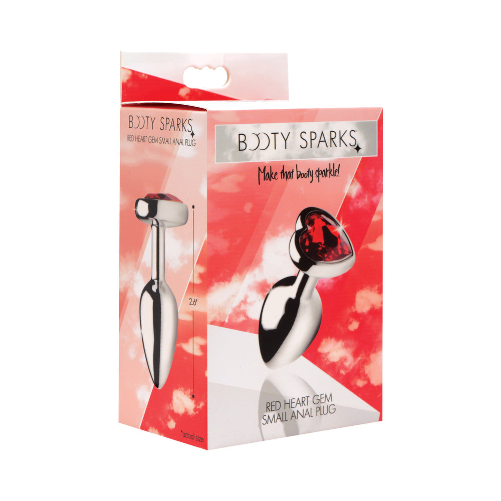 Red Heart Gem Anal Plug (Small)