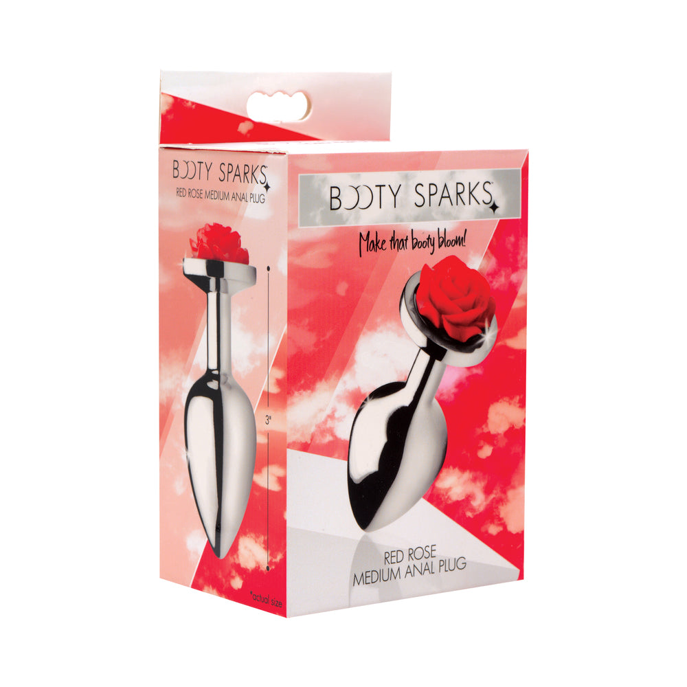 Red Rose Anal Plug (Medium)