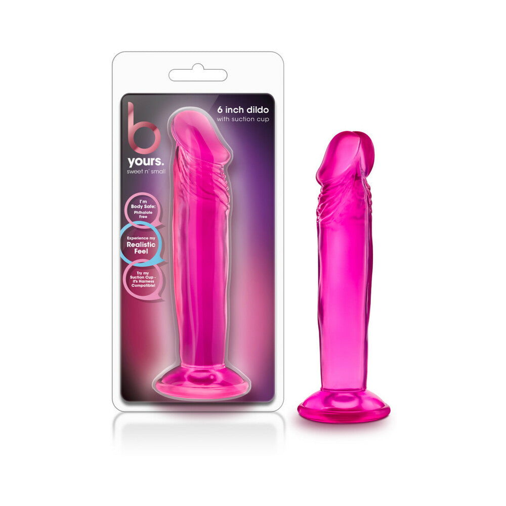B Yours Sweet n' Small 6 " Dildo Pink