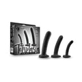 Temptasia Twist Kit 3-Piece Silicone Dildo Set Black