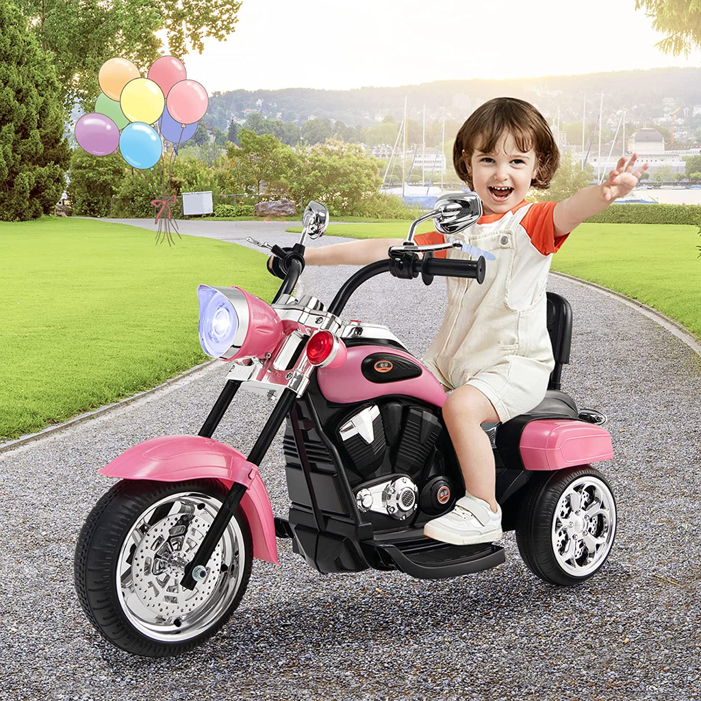 6V Battery Powered Kids Chopper Motorcycle with Pedal Switch