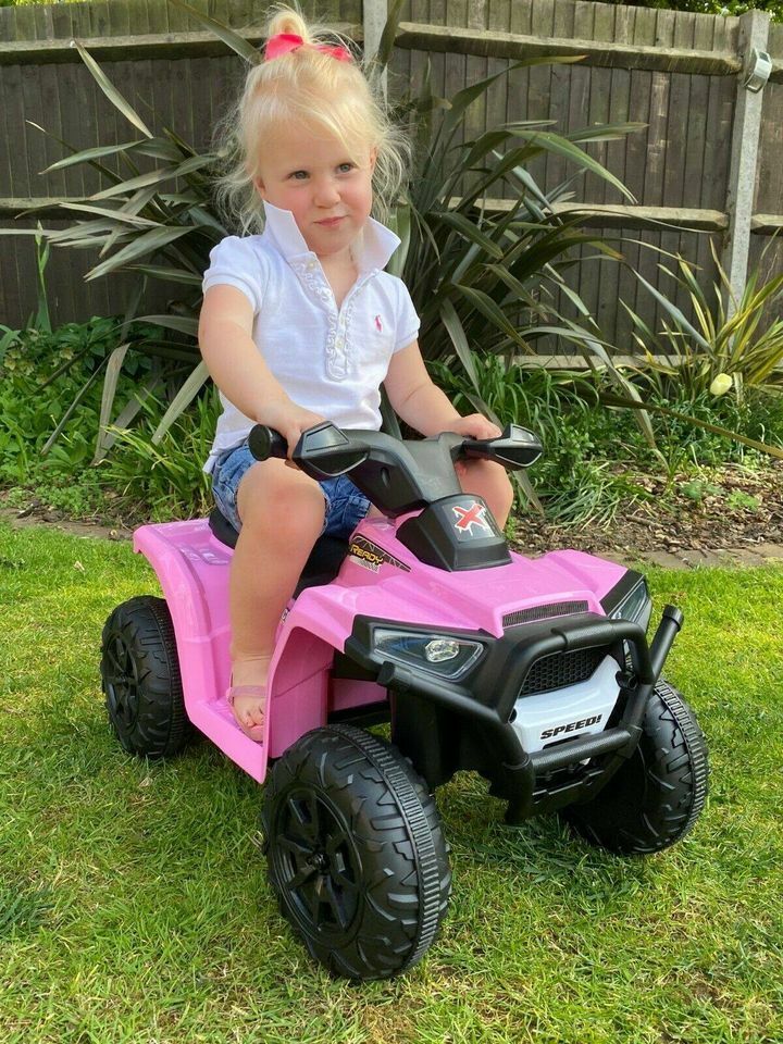 6V Battery Quad ATV Style Toy Bike for Kids - Perfect Gift with Four Wheels