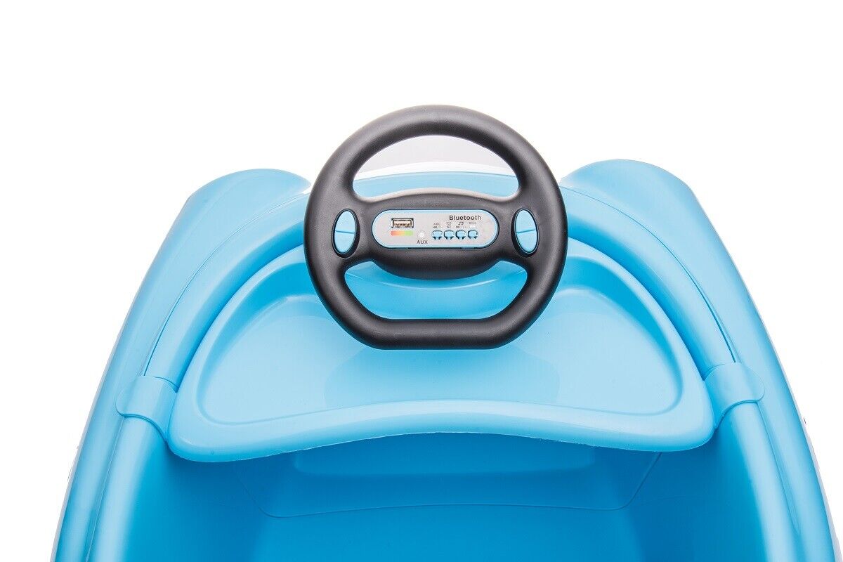 6V Dual Drive Electric Ride-On Car with USB, Bluetooth, and Rocking Horse Mode