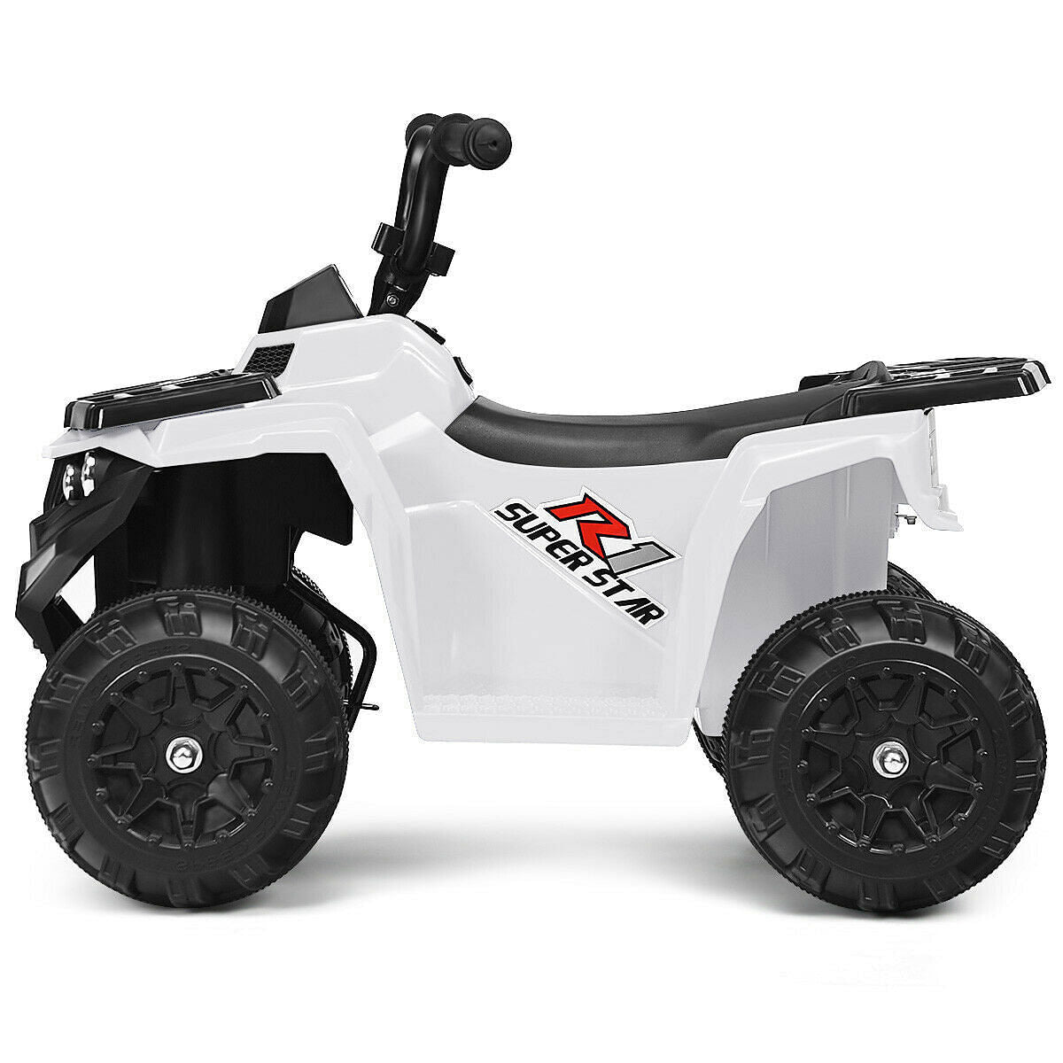 6V Electric Ride-On ATV for Kids - White