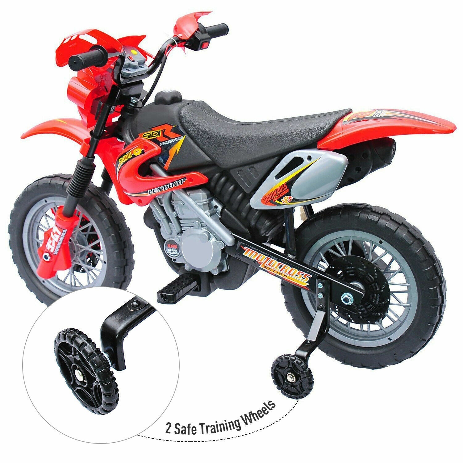 6V Electric Ride-On Dirt Bike for Kids - Outdoor Recreation Motorcycle Toy