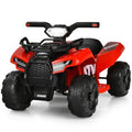 6V Kids ATV Quad Electric Ride On Car with LED Light & MP3 Player - Perfect Gift for Toddlers