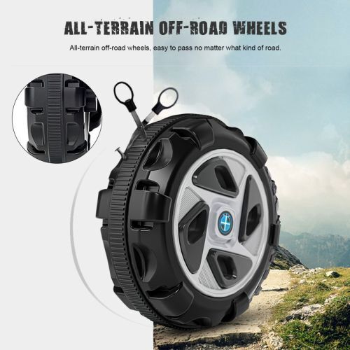 6V Kids Electric ATV 4-Wheeler Car Toy with LED Headlights and Bluetooth Connectivity