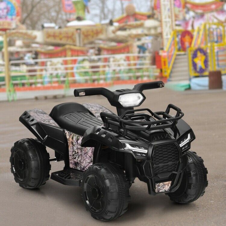 6V Kids Electric ATV Quad with LED Light and MP3 Player