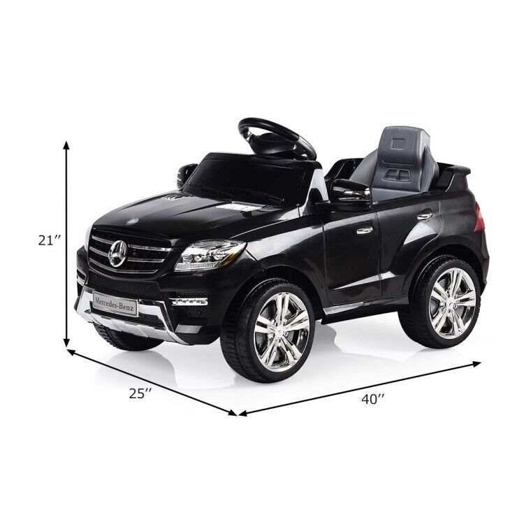 6V Mercedes Benz Electric Kids Ride On Car with MP3 Player and Remote Control - Suitable for Ages 3 to 6 Years