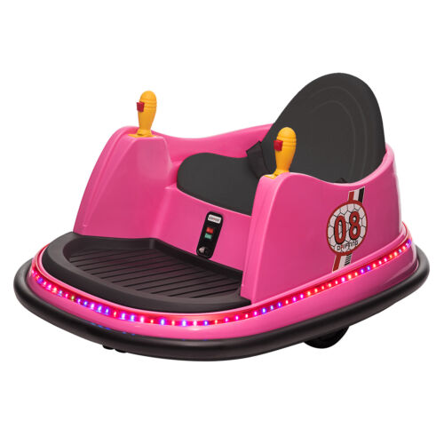 6V Pink Bumper Car with 7A.h Battery - Fun Ride for Kids!
