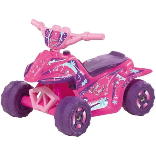 6V Pink Quad Bike Truck Car for Girls - Perfect Ride-On Toy Gift!