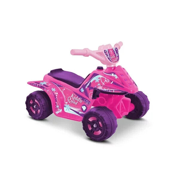 6V Pink Quad Bike Truck Car for Girls - Perfect Ride-On Toy Gift!