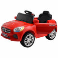 6V RC Remote Control Ride-On Car with MP3 Player and Lights for Kids - Red